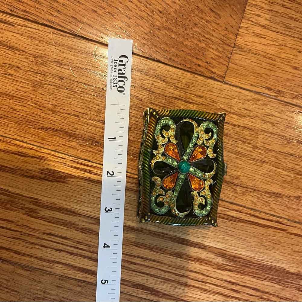 Vintage Ciel jeweled trinket box - Picture 8 of 12